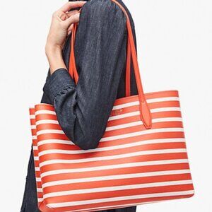 Kate Spade All Day Sailing Stripe Large Tote